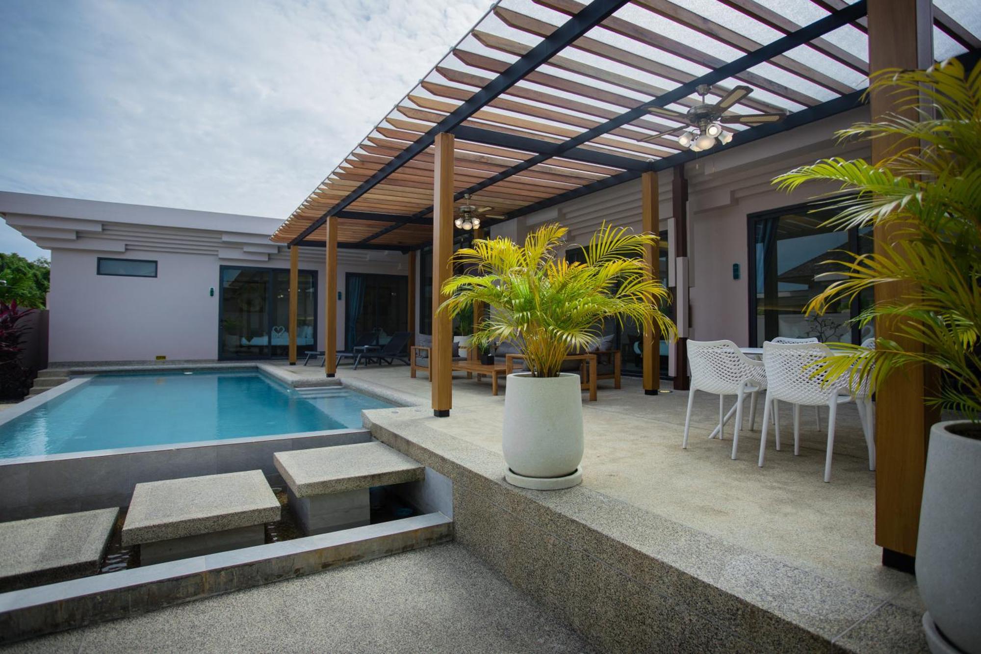 Gold Chariot Pool Villa, Phuket - Sha Plus Certified شاطئ بانغ تاو الغرفة الصورة